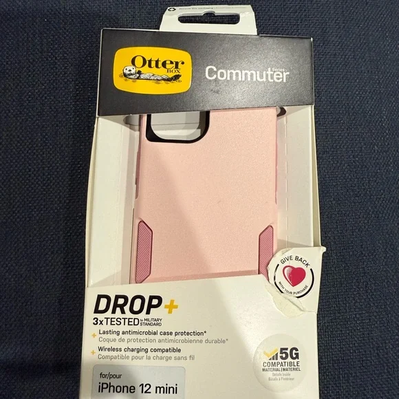 OtterBox Commuter Series Blush Case for iPhone 12 Mini - Picture 1 of 2